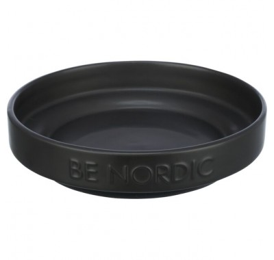 Миска керамическая для кошек и собак Trixie BE NORDIC 0,3л/ø16см, черная 24522