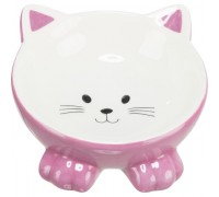 Миска керамічна Trixie для кішок, мордочка 0,15л/14см 24807