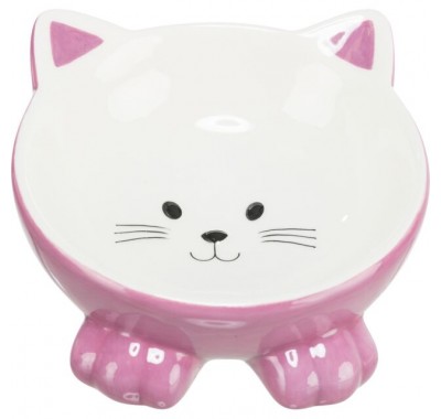 Миска керамічна Trixie для кішок, мордочка 0,15л/14см 24807