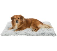 Підстилка для собак Trixie Harvey 95х65см біло-чорний плюш/сірий 38013
