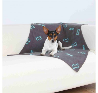 Підстилка Trixie Beany Blanket фліс сірий WOOF 100Х70см 37195