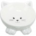 Миска керамічна Trixie для кішок, мордочка 0,15л/14см 24807