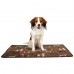 Коврик для собак Trixie FunDogs, коричневый с собачками 70х50см 37123
