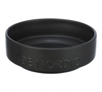 Миска керамічна для собак Trixie BE NORDIC 0,5л/ø16см, чорна 24523