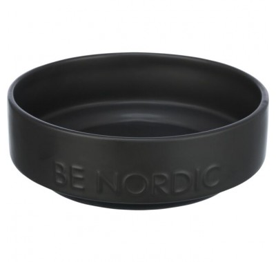 Миска керамічна для собак Trixie BE NORDIC 0,5л/ø16см, чорна 24523