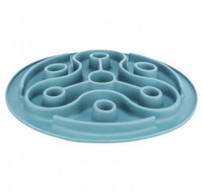 Миска-килимок Trixie Slow Feeding силіконова для повільного годування 28см, синій 25037