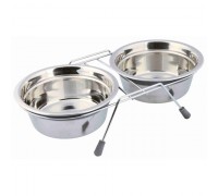 Підставка з мисками для собак Trixie 0,9л +2 миски/ø16см 24832