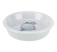 Миска керамічна для кішок Trixie з малюнком 0,25л/13см 24652
