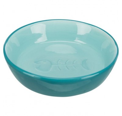 Миска керамічна для кішок Trixie з рибкою 0,2л/13см 24492