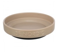 Миска керамічна для котів та собак Trixie BE NORDIC 0,3л/ø16см, сіро-коричнева 24525