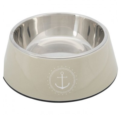 Миска для собак Trixie BE NORDIC, меламін/нержавіюча сталь 0,2л/14см 25063