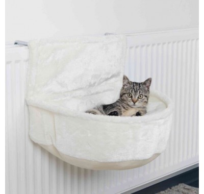 М'яке підвісне місце для кішок на радіатор Trixie Cuddly Bag for Radiator 45х13х33см 43140