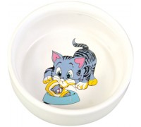 Миска керамічна для кішок Trixie 0,3л/11см 4009
