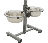 Підставка з мисками для собак Trixie 0,75л +2 миски/17см (висота 27 см) 24920