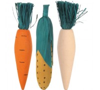 Набор іграшкок для гризунів Trixie Wooden Fun 3шт, 10см 6190