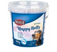 Ласощі для собак Trixie Soft Snack Happy Rolls з лососем 500 г 31498