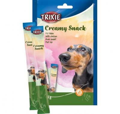 Ласощі для собак Trixie Creamy Snacks з куркою 5х14 г 31900