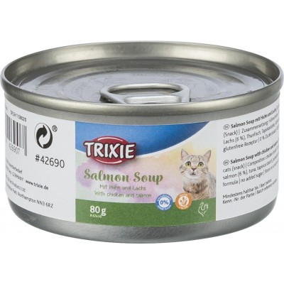 Вологий корм для кішок Trixie Суп курка/лосось 80 г 42690