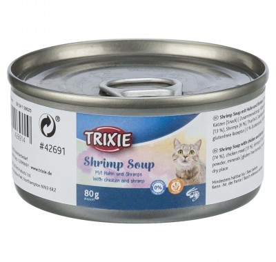 Вологий корм для кішок Trixie Суп курка/креветка 80 г 42691