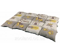 Матрац для собак Trixie Patchwork 100х70см, сірий/бежевий 37064