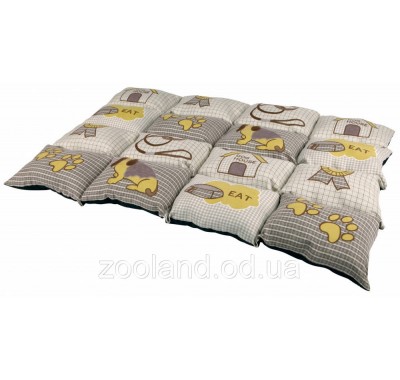 Матрац для собак Trixie Patchwork 100х70см, сірий/бежевий 37064