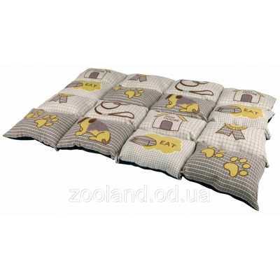 Матрац для собак Trixie Patchwork 100х70см, сірий/бежевий 37064