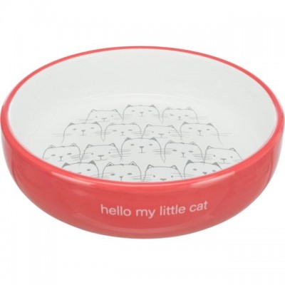 Миска керамічна Trixie для коротконосих порід кішок 0,3л/15см 24771