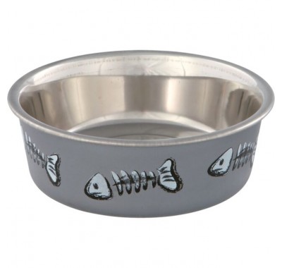 Миска для котів Trixie металева, нековзна 0,25л/12см 25270