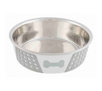 Миска металева для собак із силіконовим покриттям Trixie 1,4л/21см 25257