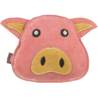 Іграшка для собак Trixie "Свиня", натуральна шкіра, 19см 35990