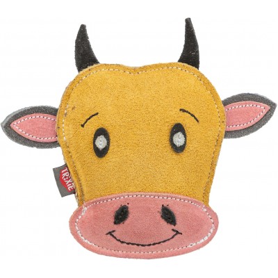Іграшка для собак Trixie "Корова", натуральна шкіра, 17см 35991
