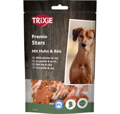 Ласощі для собак Trixie PREMIO Stars Зірочки з куркою та рисом, 100г 31667
