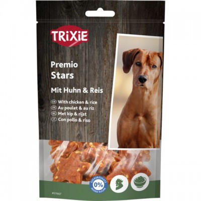 Ласощі для собак Trixie PREMIO Stars Зірочки з куркою та рисом, 100г 31667