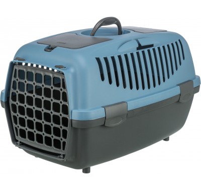 Переноска для котів та собак Trixie Capri 2 S блакитна до 8кг, 37x34x55cм 39822