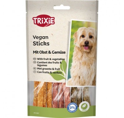 Ласощі для собак Trixie Vegan Sticks Веганські палички (фрукти/овочі), 100г 31287