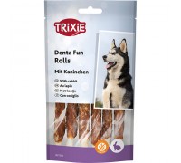 Ласощі для собак Trixie Паличка-рол жувальна з кроликом DENTAfun 12см/70г (6 шт) 31338