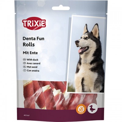 Ласощі для собак Trixie Паличка для чищення зубів з качкою DENTAfun МІНІ 120г/6см 31347