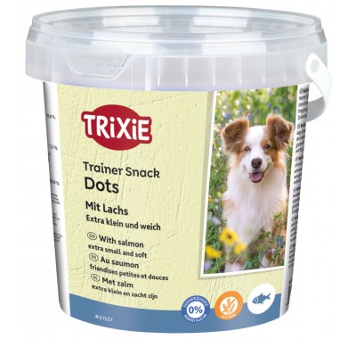 Ласощі для собак Trixie Soft Snack Mini Trainer Dots з лососем 500г 31527