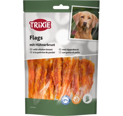 Ласощі для собак Trixie Premio Chicken Flags куряча грудка 100г 31539