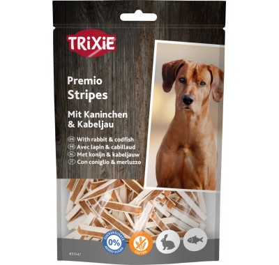 Ласощі для собак Trixie Premio Fish Rabbit Stripes кролик/риба 100г 31547