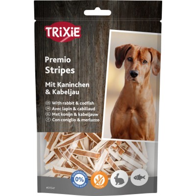 Ласощі для собак Trixie Premio Fish Rabbit Stripes кролик/риба 100г 31547