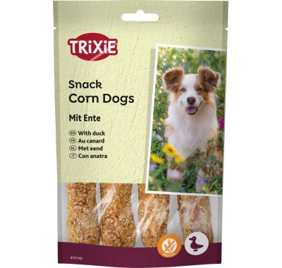 Ласощі для собак Trixie Premio Corn Dogs качка 100г/4ш 31749