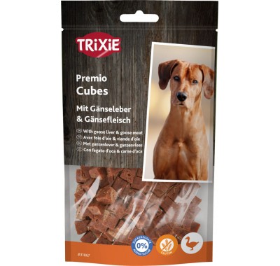 Ласощі для собак Trixie PREMIO гусяча печінка 100г 31867
