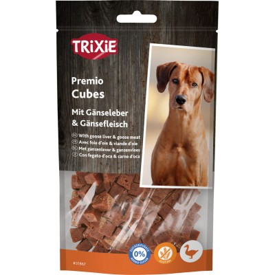 Ласощі для собак Trixie PREMIO гусяча печінка 100г 31867