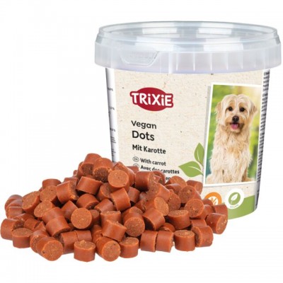М'які ласощі для собак Trixie Vegan Dots (морква), 200г 31295
