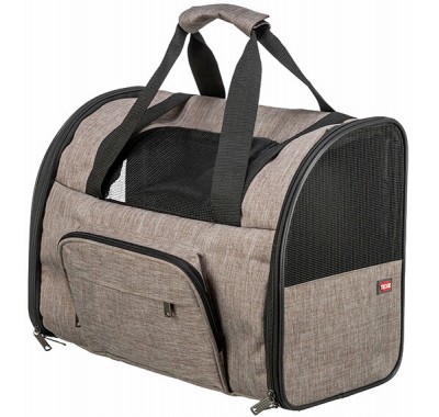 Рюкзак-переноска для котів та собак Trixie Shiva Backpack до 8кг, коричнева/бежева 41х30х21см 28837