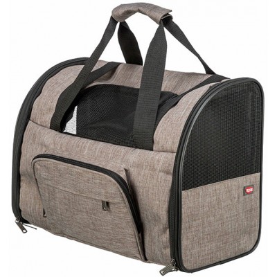 Рюкзак-переноска для котів та собак Trixie Shiva Backpack до 8кг, коричнева/бежева 41х30х21см 28837