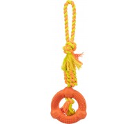 Іграшка для собак Trixie Кільце DENTAfun на канаті 12см/41см 33191