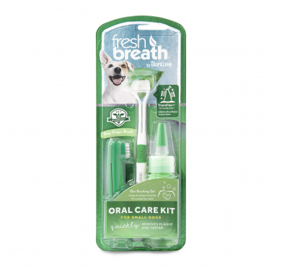 TropiClean Fresh Breath Набір для чищення зубів для собак малих порід