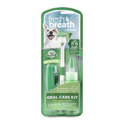 TropiClean Fresh Breath Набір для чищення зубів для собак малих порід